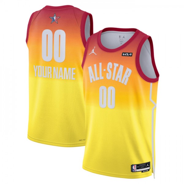 All-Star 2023 Trikot Benutzerdefinierte Team 2 Nike Orange Swingman - Herren All-Star 2023 Trikot Benutzerdefinierte Team 2 Nike Orange Swingman - Herren